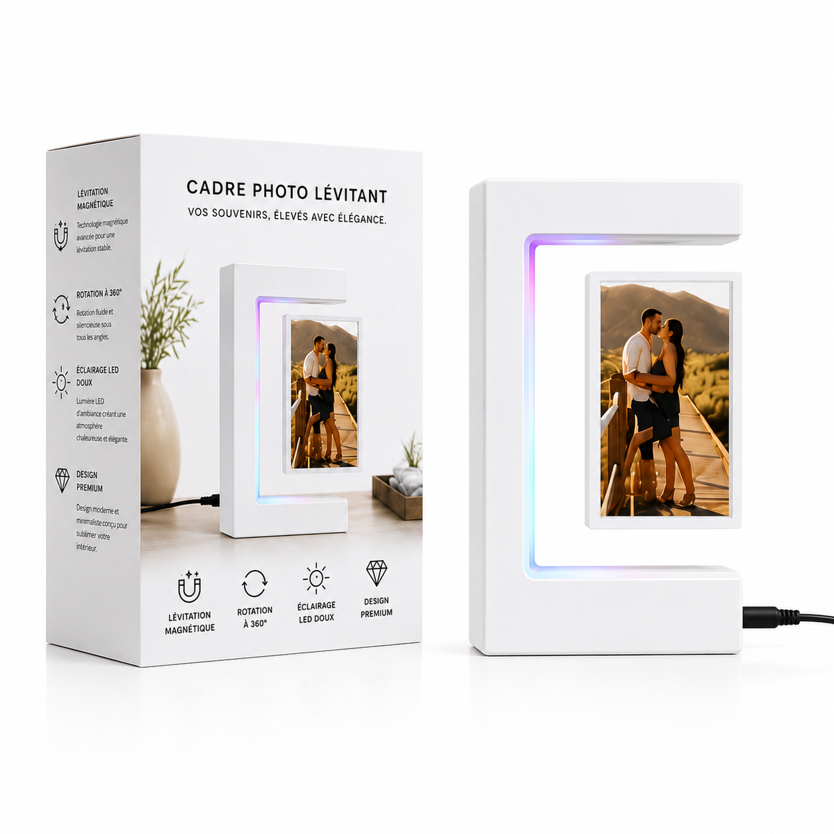 Levitating Photo Frame Lamp